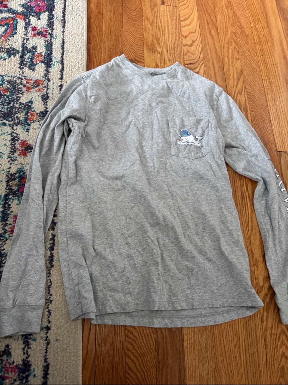 Women’s vineyard vines Gray Long sleeve shirt size xs